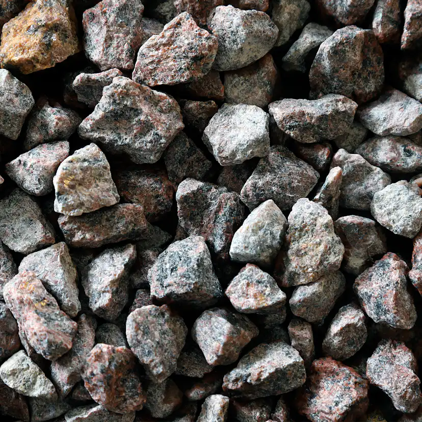 Dekorsten Magrab Krossprodukter Röd Granitkross 16-22 mm, 1000 kg Säck