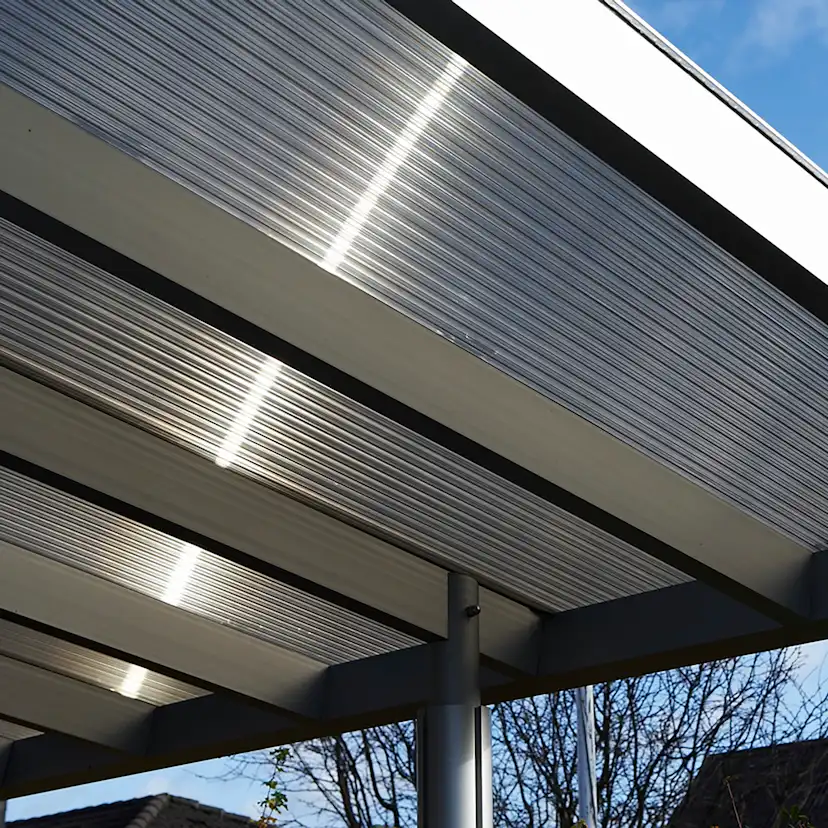 Kanalplast Rias Komplett Tak Opal 10 mm