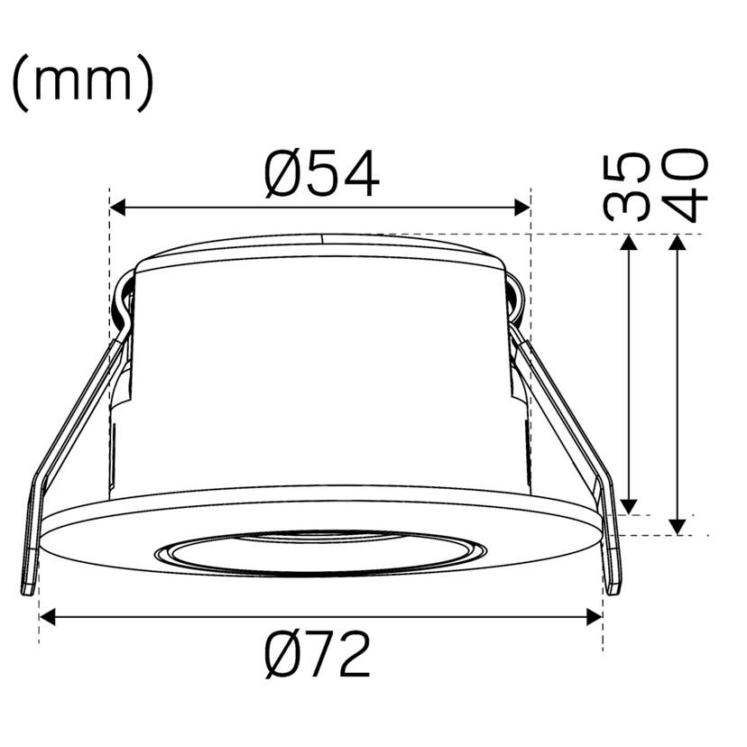 LED-downlight Hide-a-lite Optic S Quick ISO 6-pack