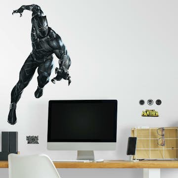 Väggdekor RoomMates Black Panther Giant