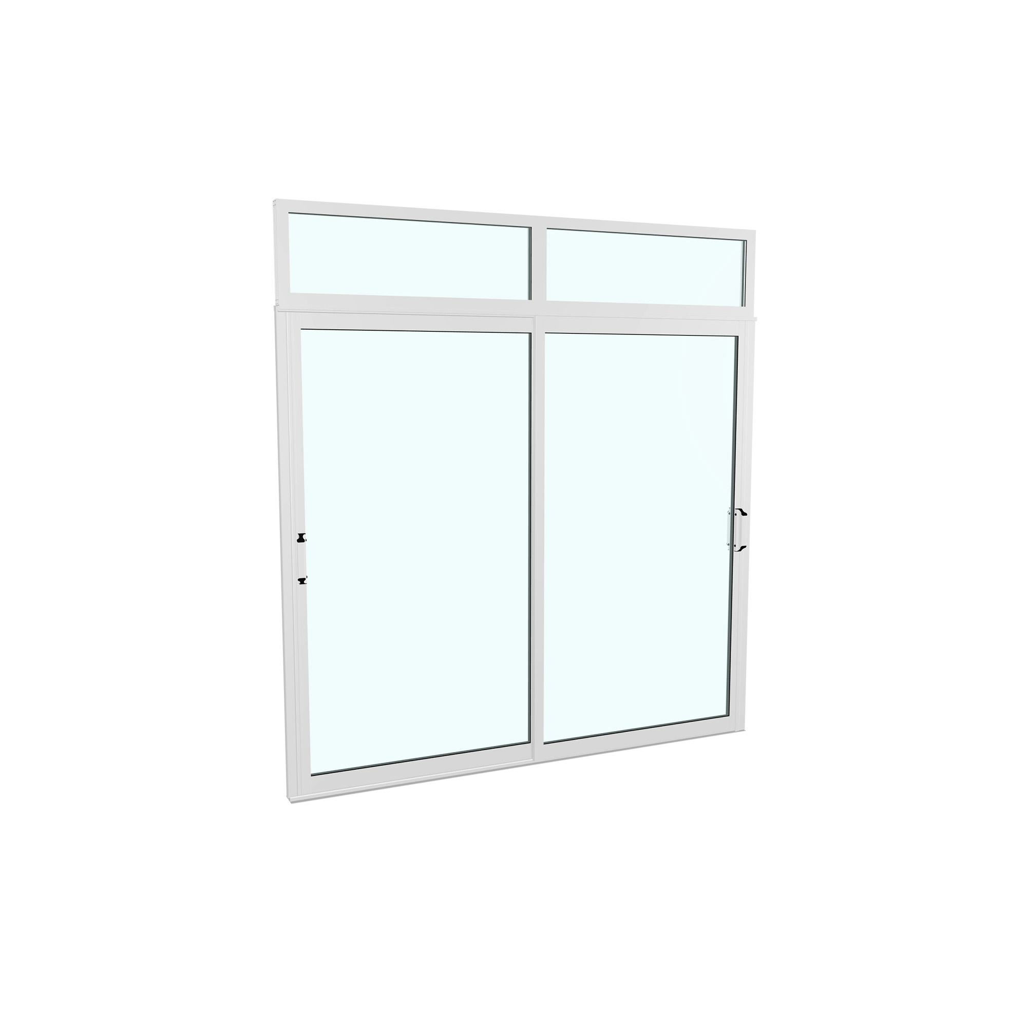 Skjutdörr med Överljus Landskap Robust Året Runt 2-del