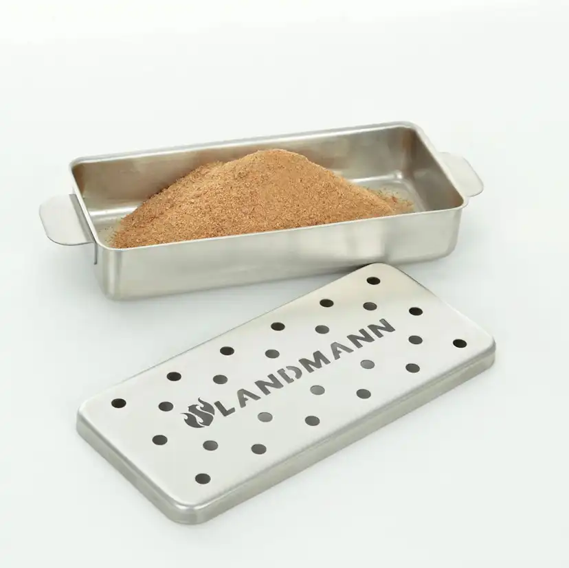 Röklåda Landmann För Gasol- & Kolgrill 13958 i Rostfritt Stål