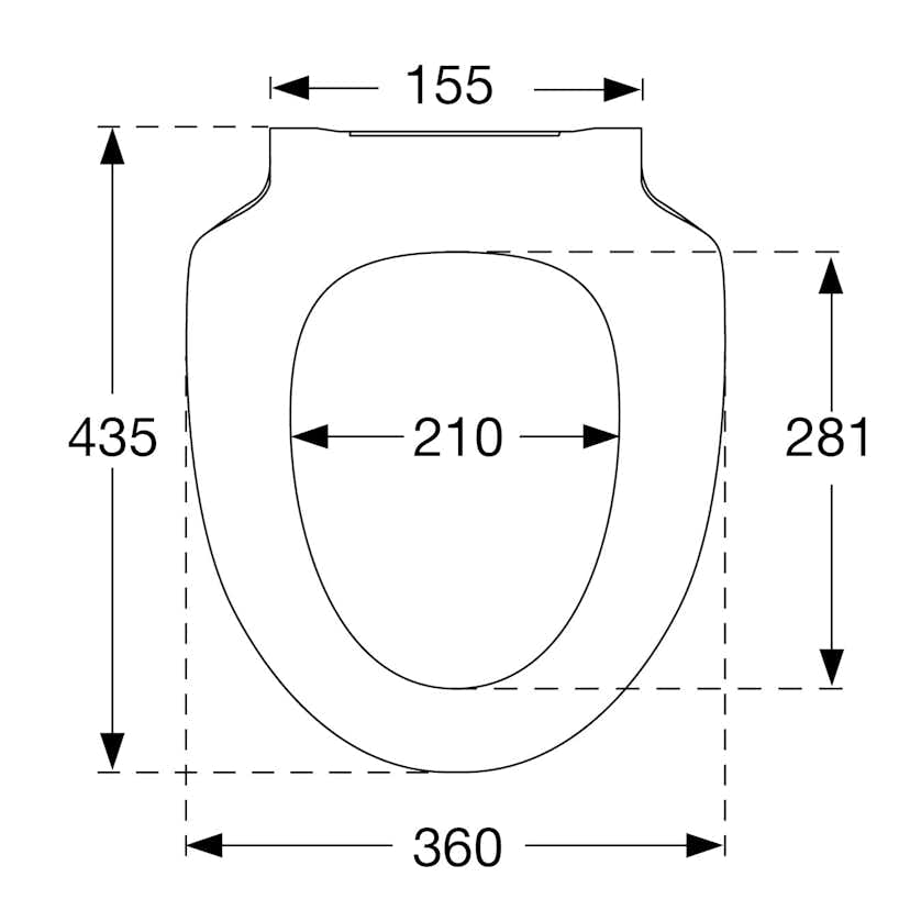 Toalettsits Pressalit Sign/Spira S1032