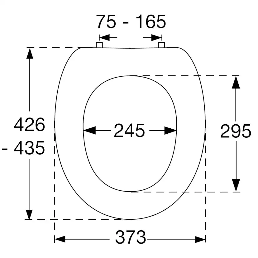 Toalettsits Pressalit Universal S518