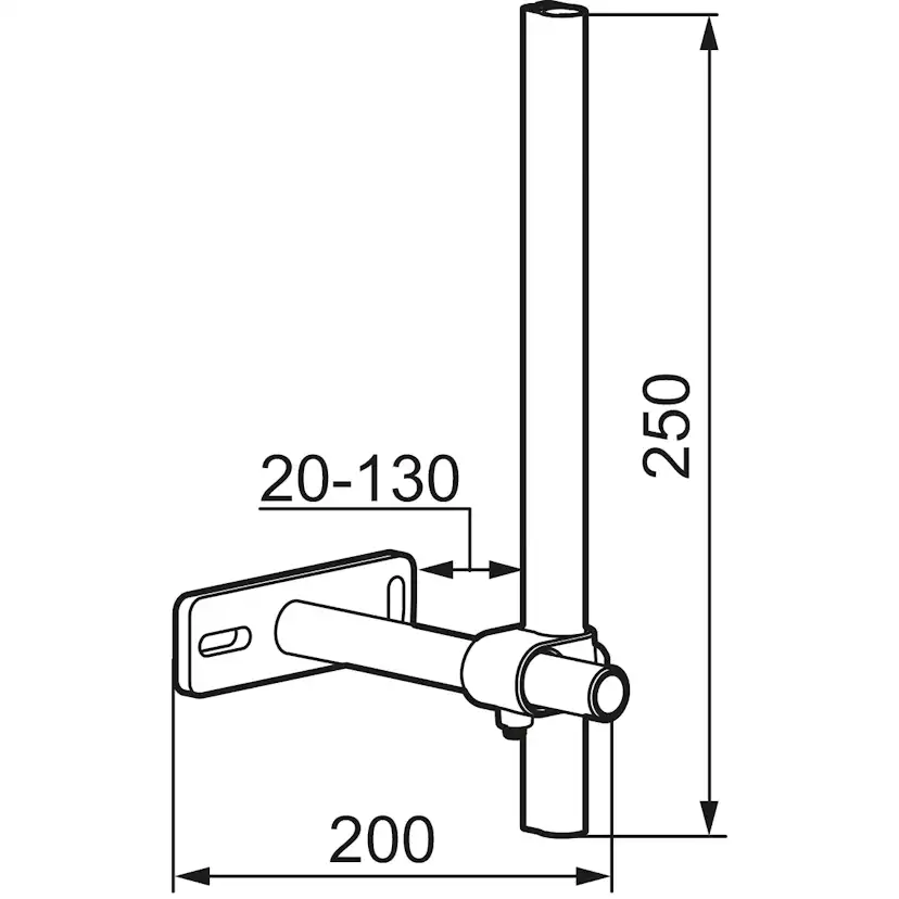 Stabiliseringsstag FM Mattsson för Köksblandare.