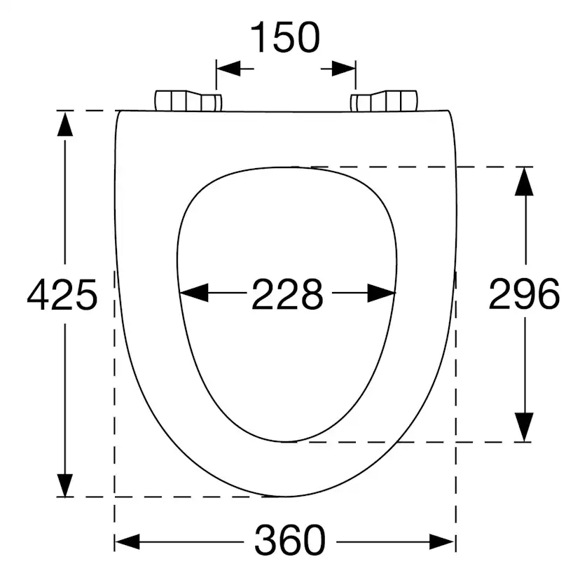 Toalettsits Pressalit Sign/Spira S602
