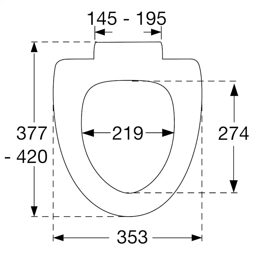 Toalettsits Pressalit Cera S696