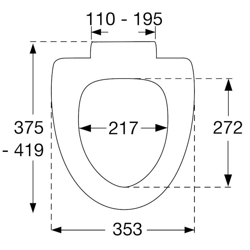 Toalettsits Pressalit Cera S698