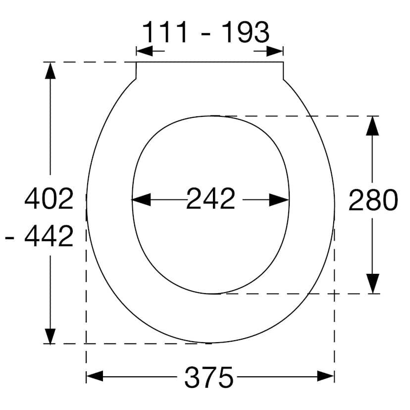 Toalettsits Pressalit Universal S792