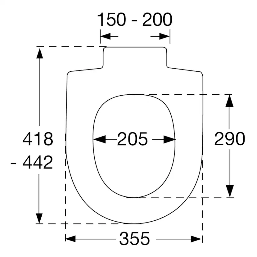 Toalettsits Pressalit for Trevi S832
