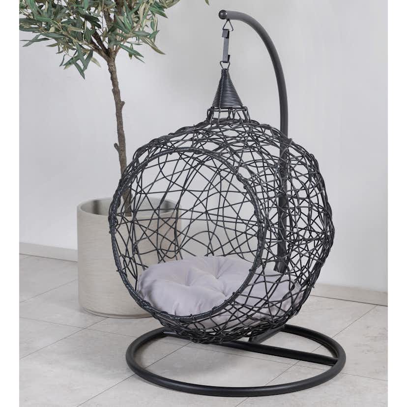 Hängstol Venture Home Lexi Hundkoja Utomhus för Husdjur Svart/Grå