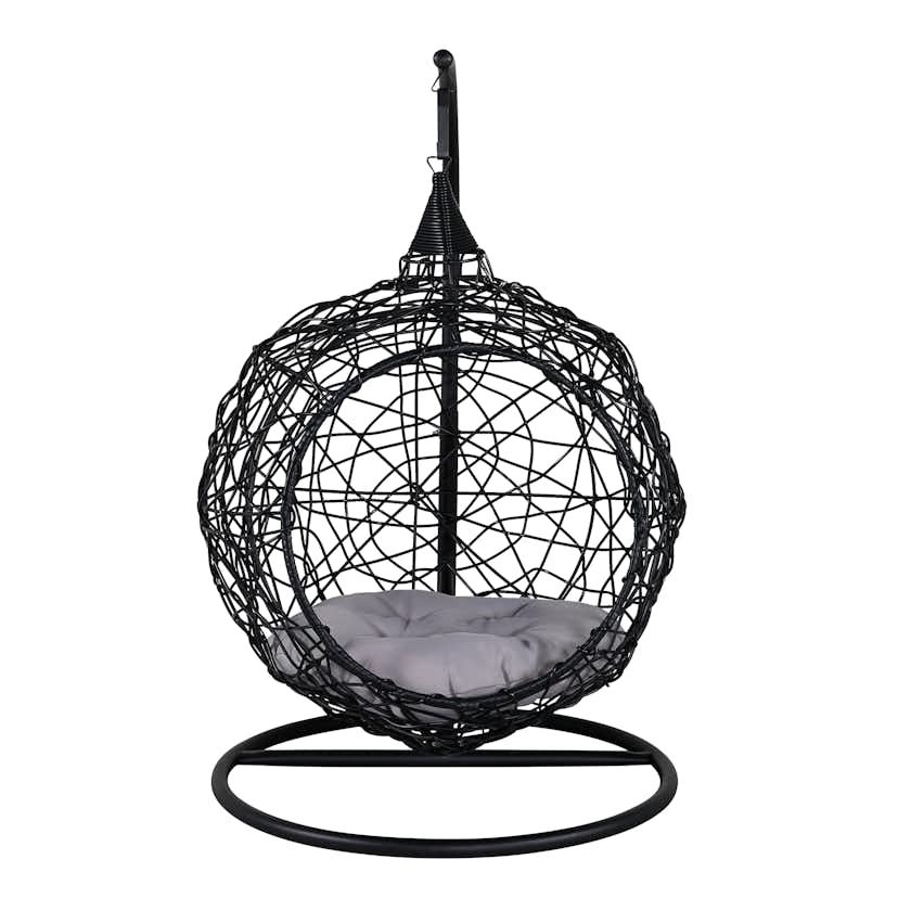 Hängstol Venture Home Lexi Hundkoja Utomhus för Husdjur Svart/Grå