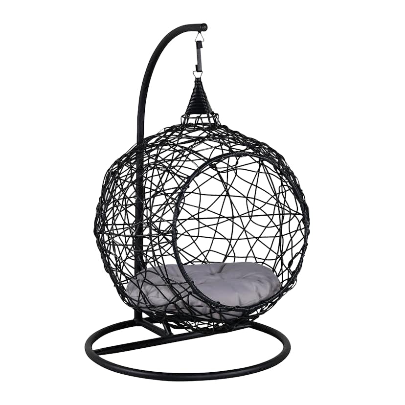 Hängstol Venture Home Lexi Hundkoja Utomhus för Husdjur Svart/Grå