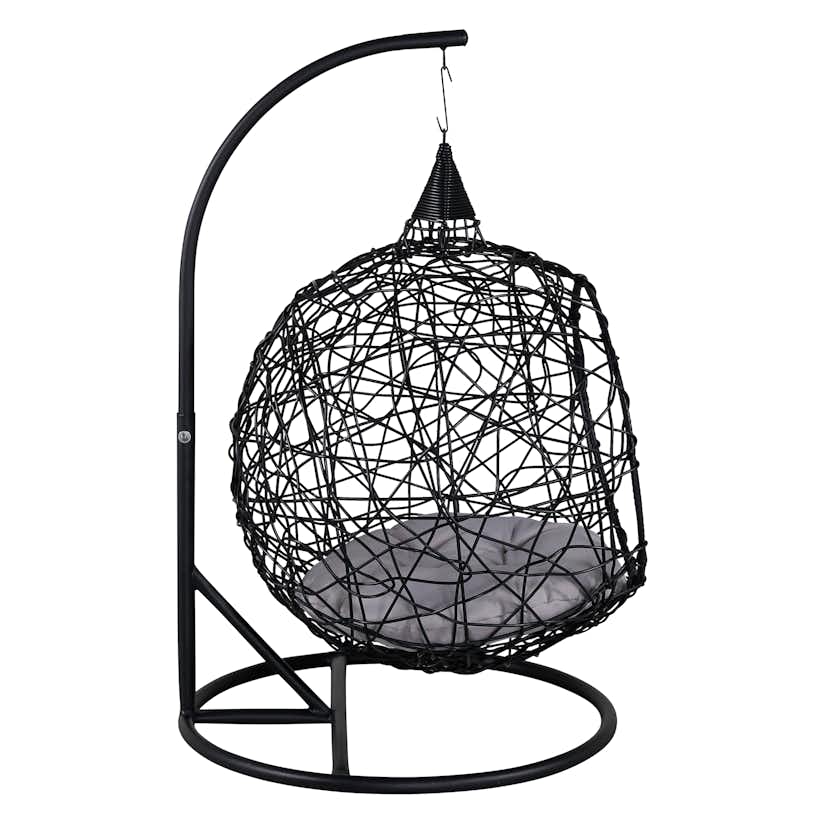 Hängstol Venture Home Lexi Hundkoja Utomhus för Husdjur Svart/Grå