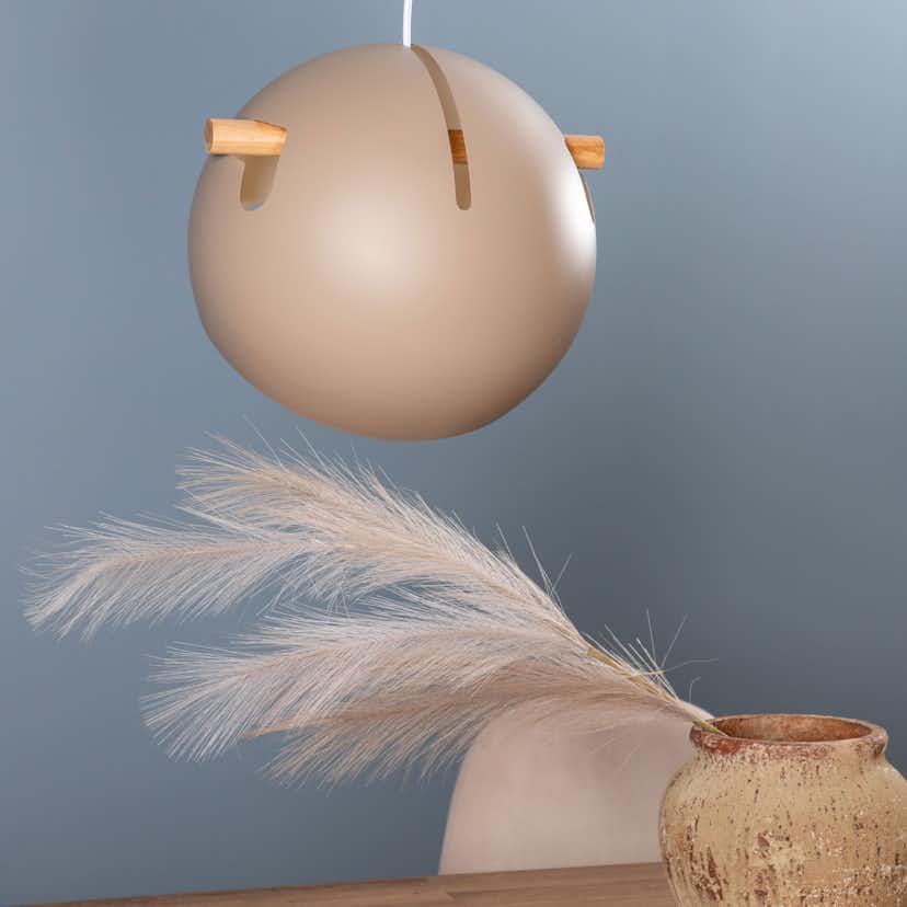 Taklampa Venture Home Todd Beige 1L