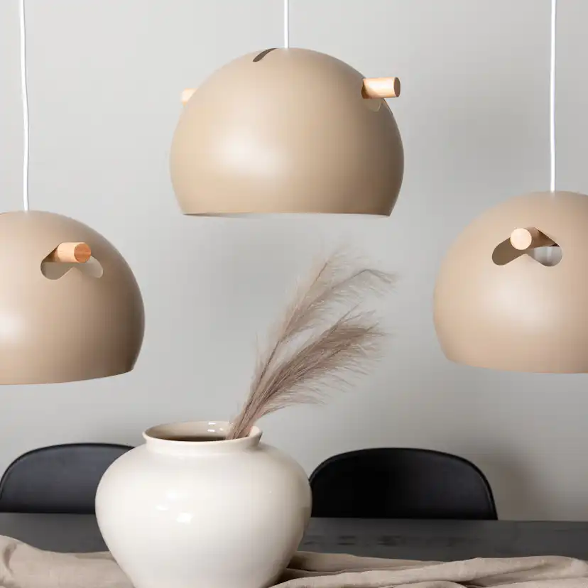 Taklampa Venture Home Todd Beige 3L