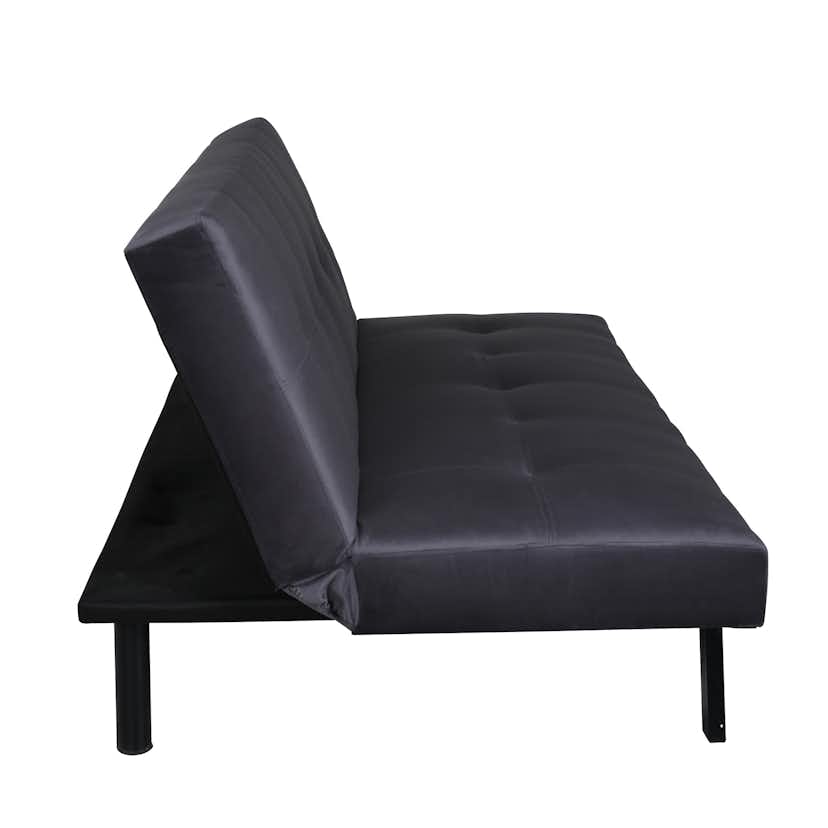 Bäddsoffa Venture Home Bodil Grå Sammet 2-sitssoffa 180x80x55 cm 1 Sovplats