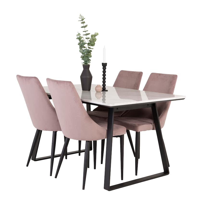 Matgrupp Venture Home Estelle 140 med 4 Laura Stolar ManchEstelle