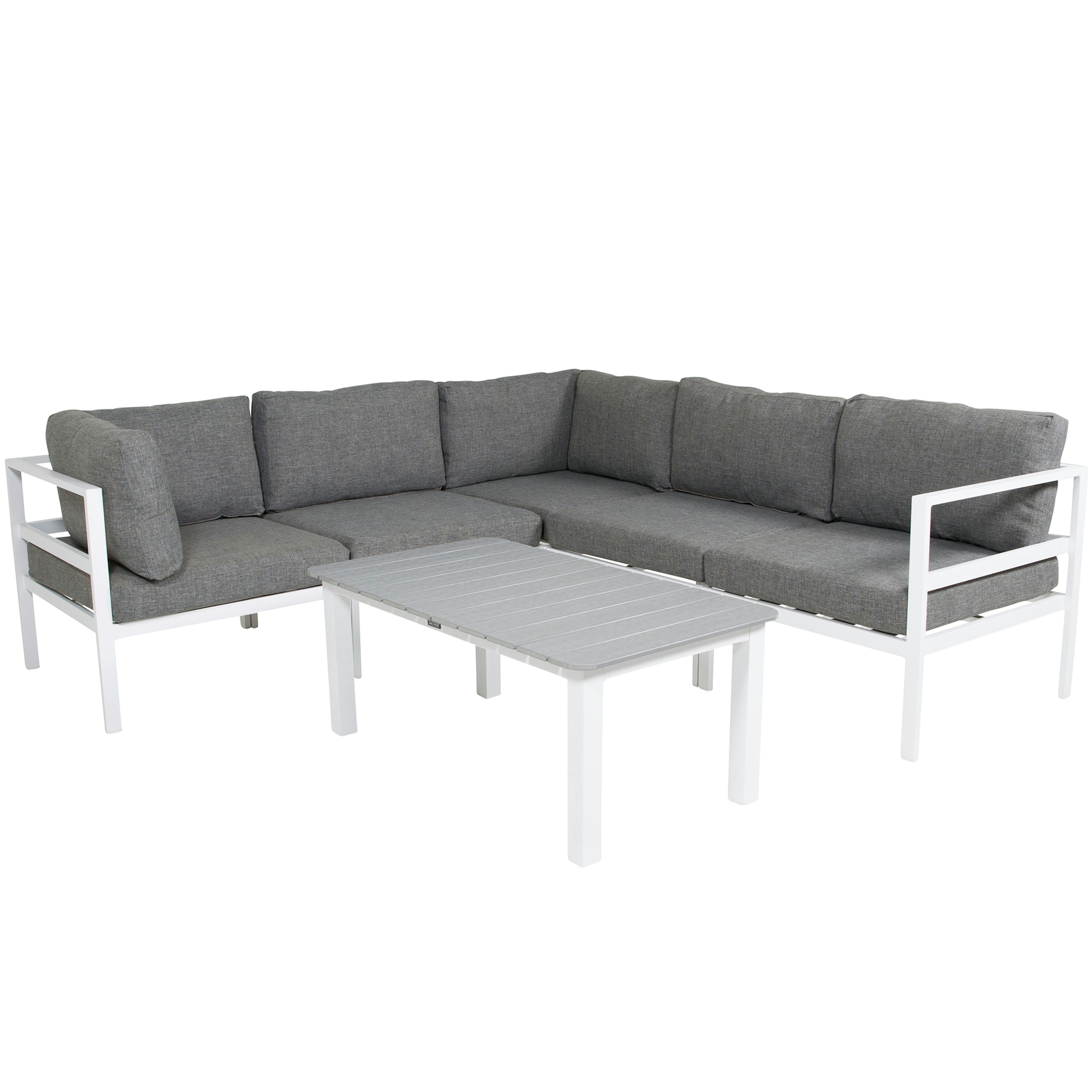 Loungegrupp Venture Home Copacabana med Pincy Soffbord 3+2 Utomhus