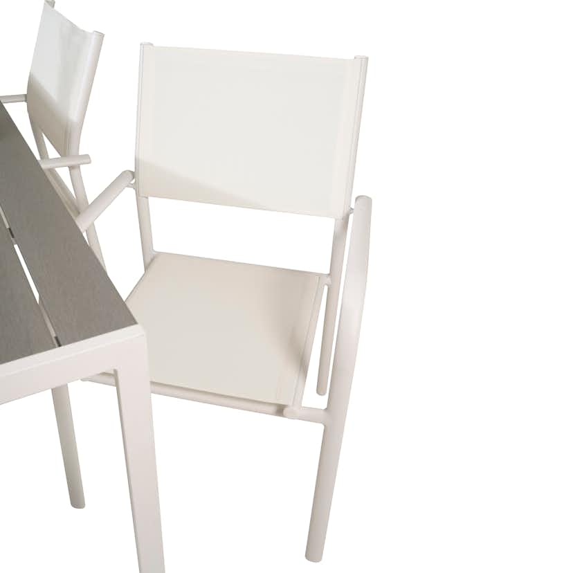 Matgrupp Utomhus Venture Home Bront 150 med 4 Siri Trädgårdsstolar