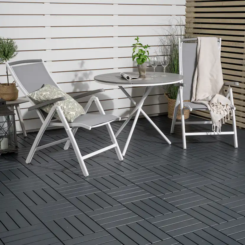 Cafégrupp Venture Home Pincy Ø 90 med 2 Albany Stolar