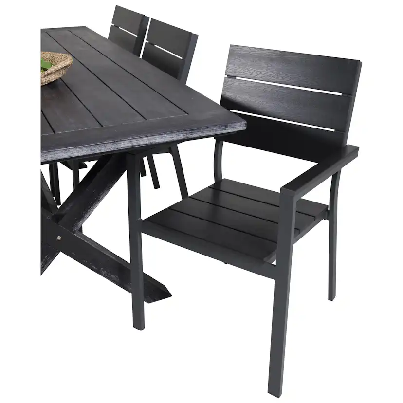 Matgrupp Venture Home Rossi 200 med 6 Lova Stolar