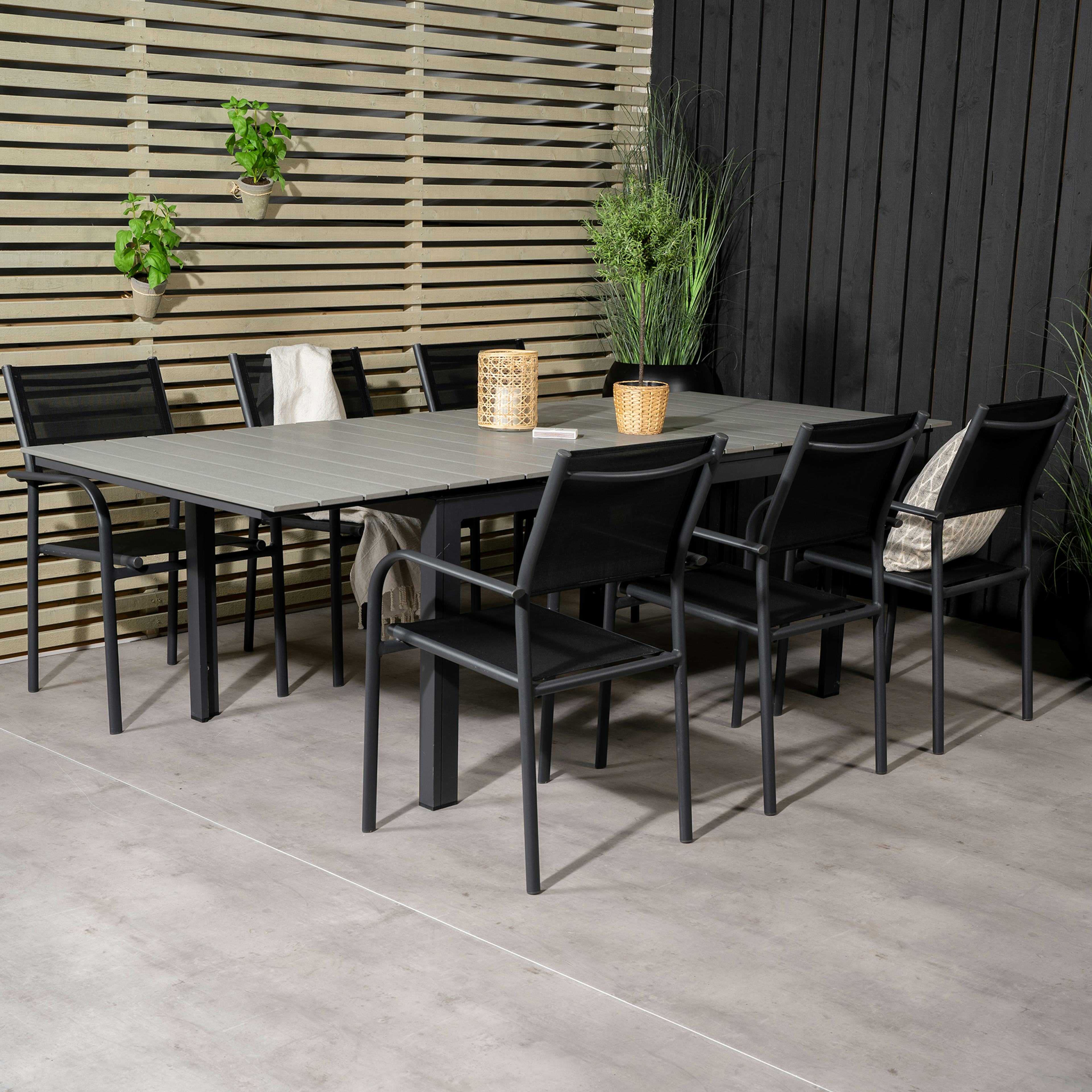 Matgrupp Venture Home Lova 160/240 med 6 Siri Matstolar