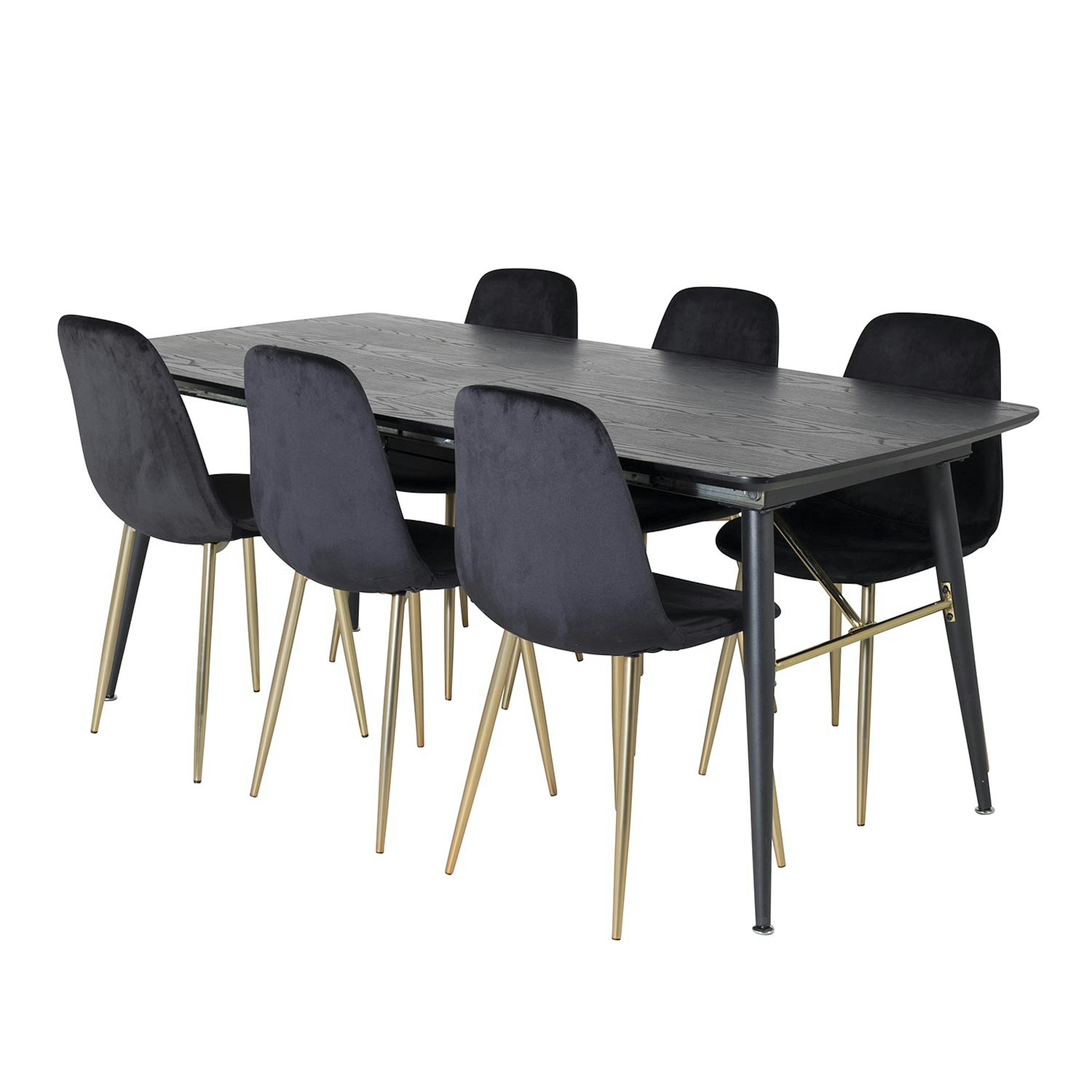 Matgrupp Venture Home Gold med 6 Polar Stolar