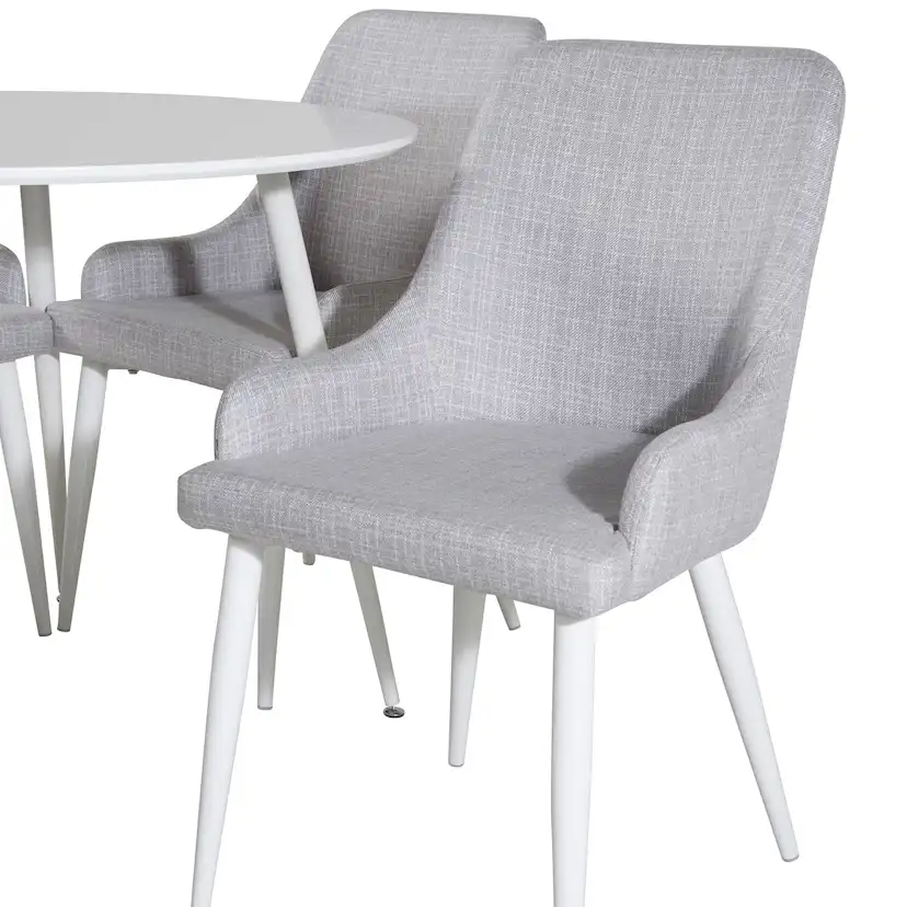 Matgrupp Venture Home Plake med 4 Plake Stolar Runt