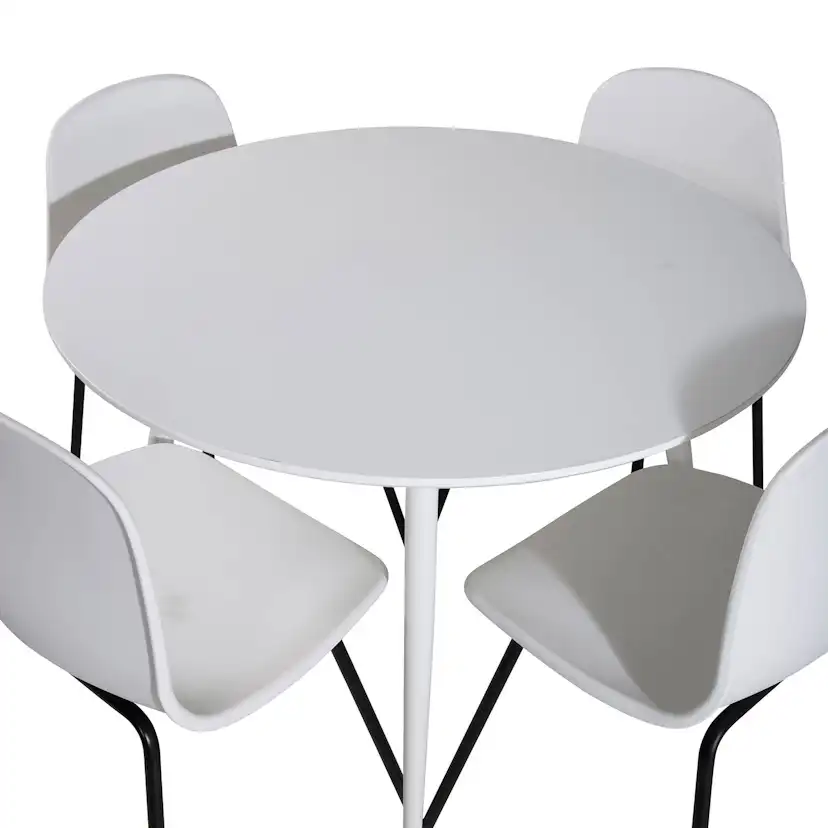 Matgrupp Venture Home Plake med 4 Ardi Stolar Runt