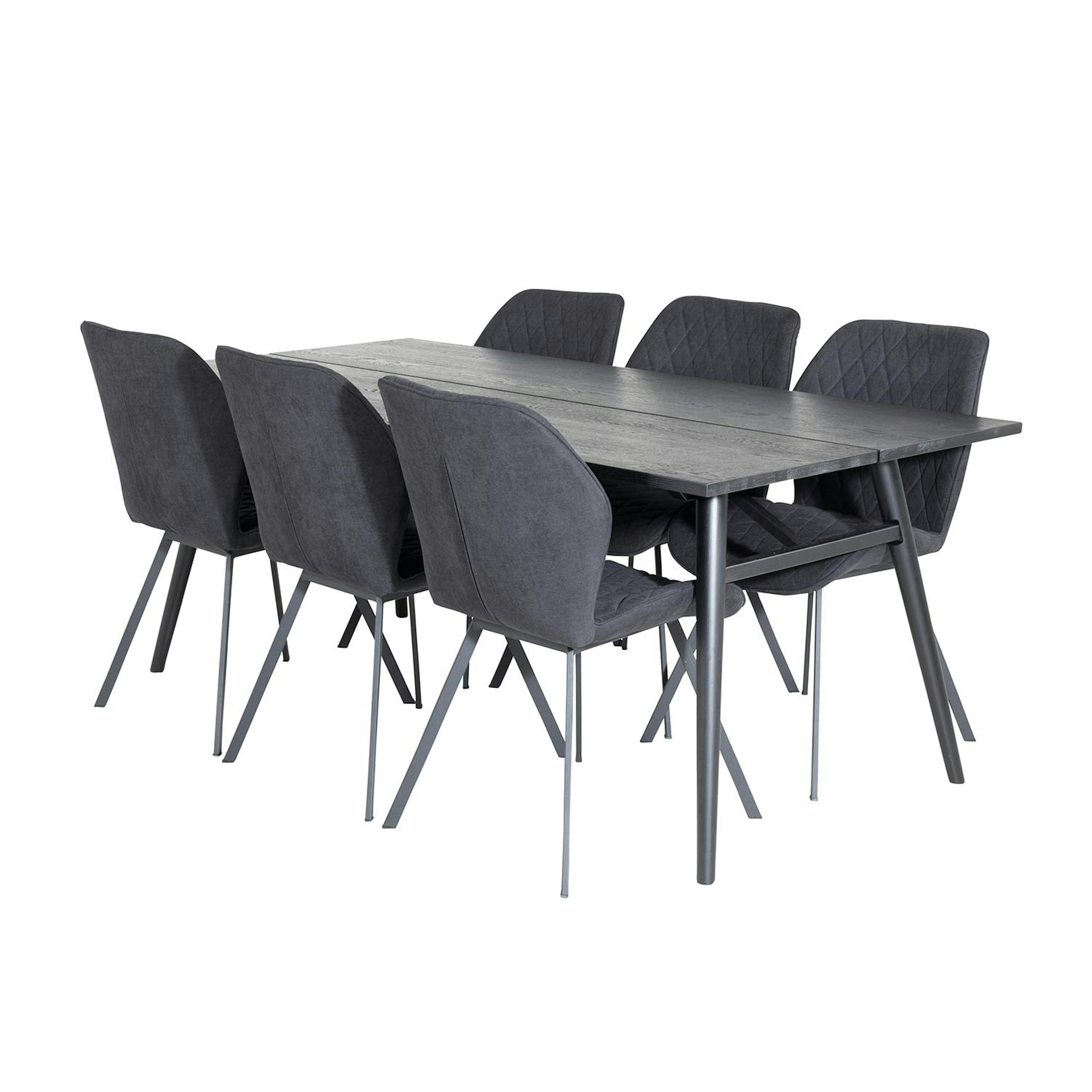 Matgrupp Venture Home Salt med 6 Geneva Stolar