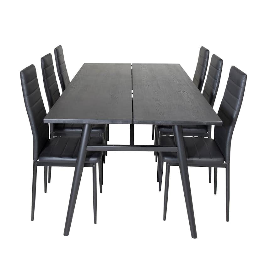 Matgrupp Venture Home Salt med 6 Sly Stolar