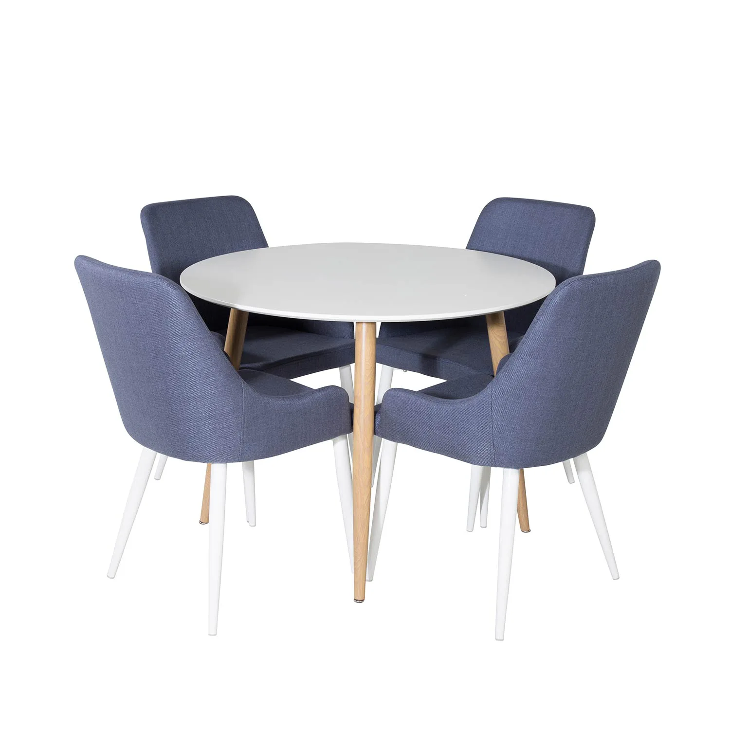 Matgrupp Venture Home Plake med 4 Plake Stolar Runt