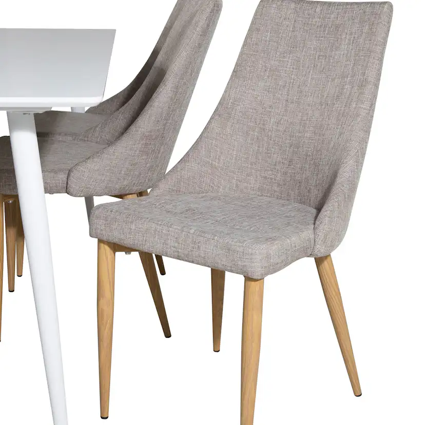 Matgrupp Venture Home Pobbie med 6 Laura Stolar Polyestertyg