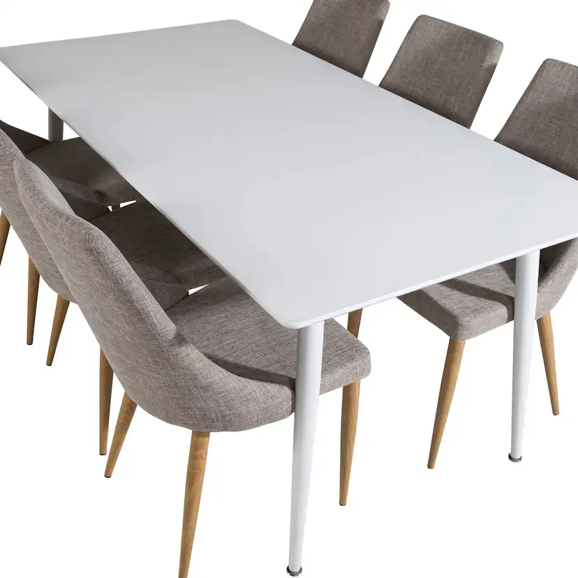 Matgrupp Venture Home Pobbie med 6 Laura Stolar Polyestertyg