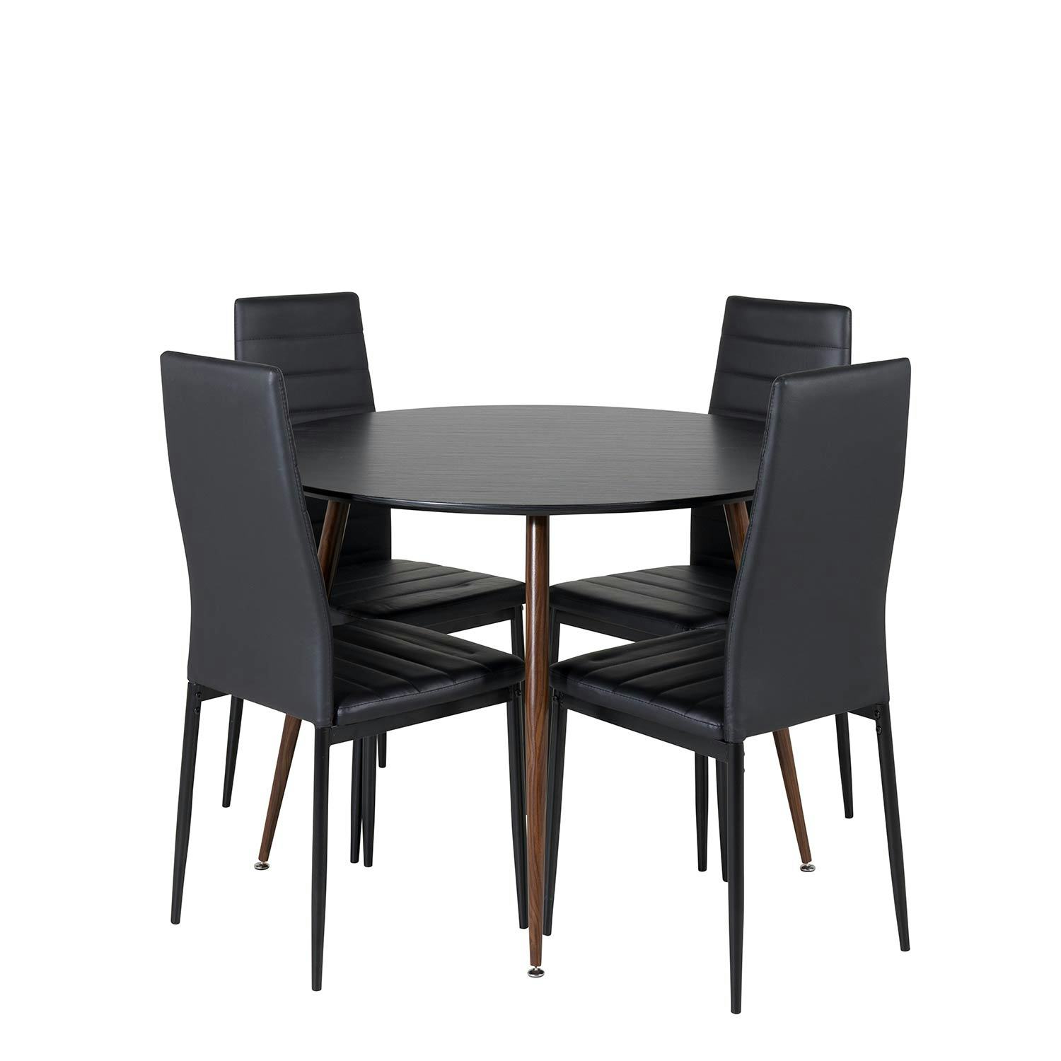 Matgrupp Venture Home Plake med 4 Sly Stolar Runt