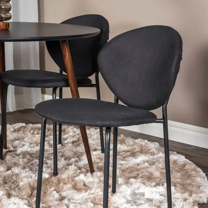 Matgrupp Venture Home Plake med 4 Valor Stolar Runt