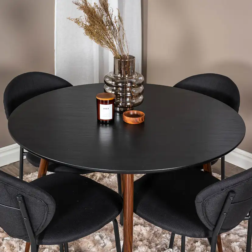 Matgrupp Venture Home Plake med 4 Valor Stolar Runt