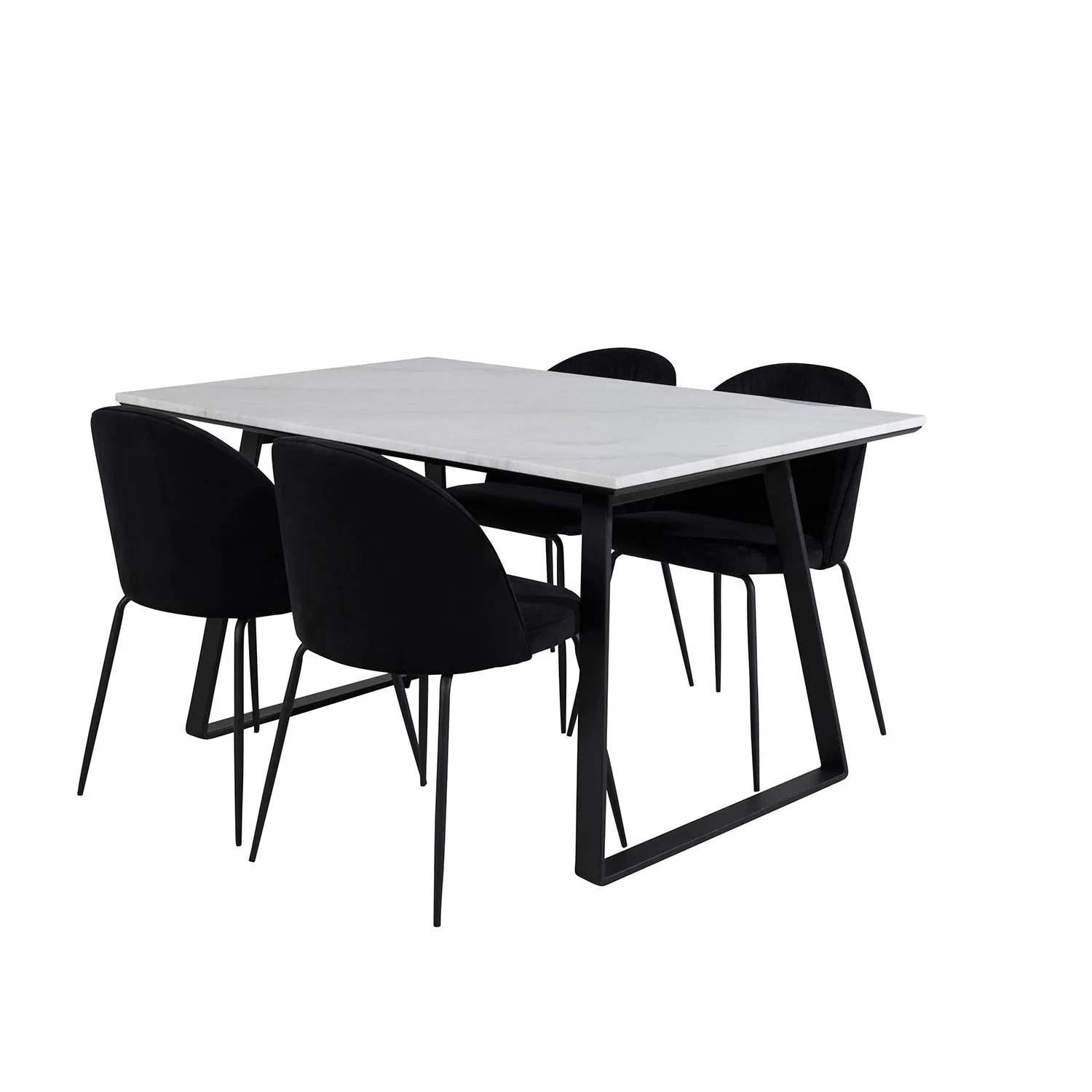 Matgrupp Venture Home Estelle 140 med 4 Wrigley Stolar