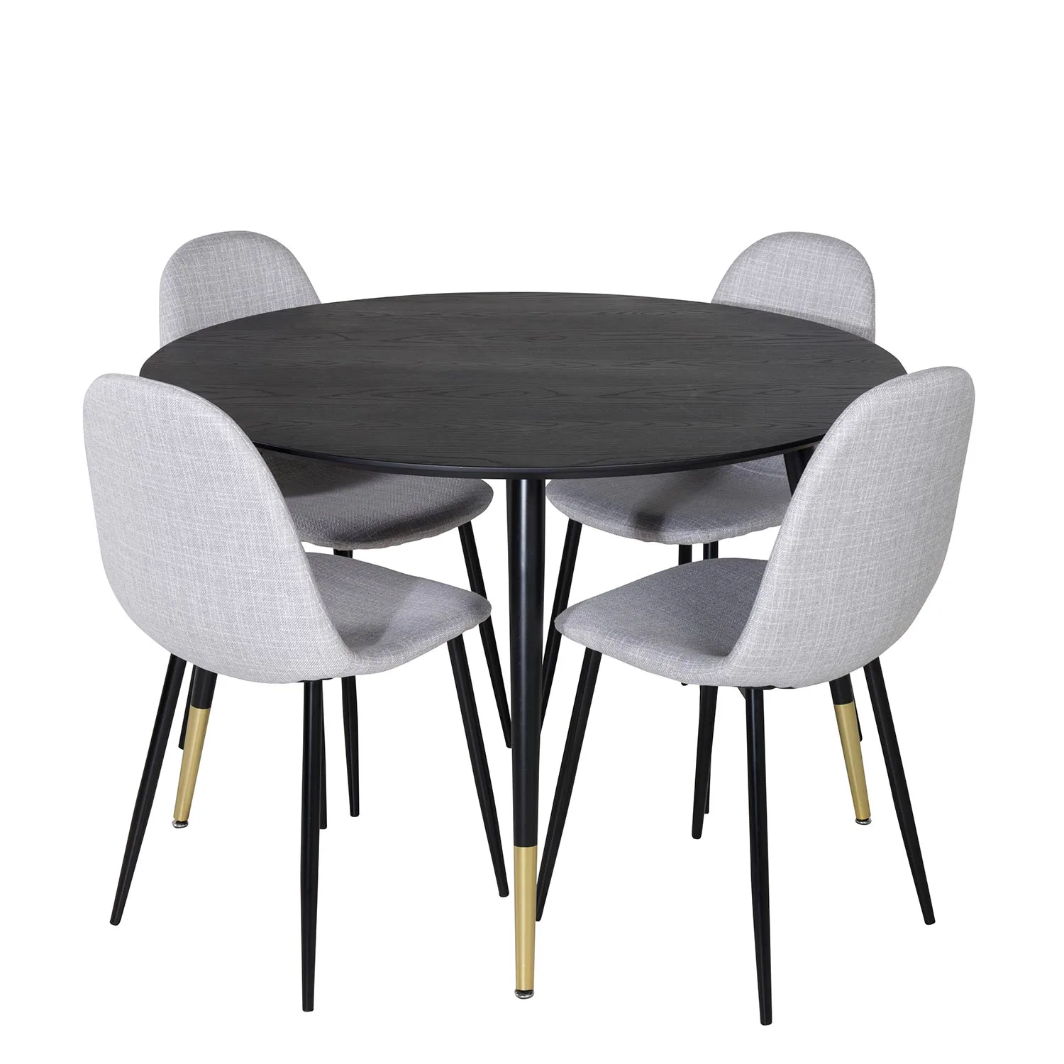 Svart/Mässing/Ljusgrå