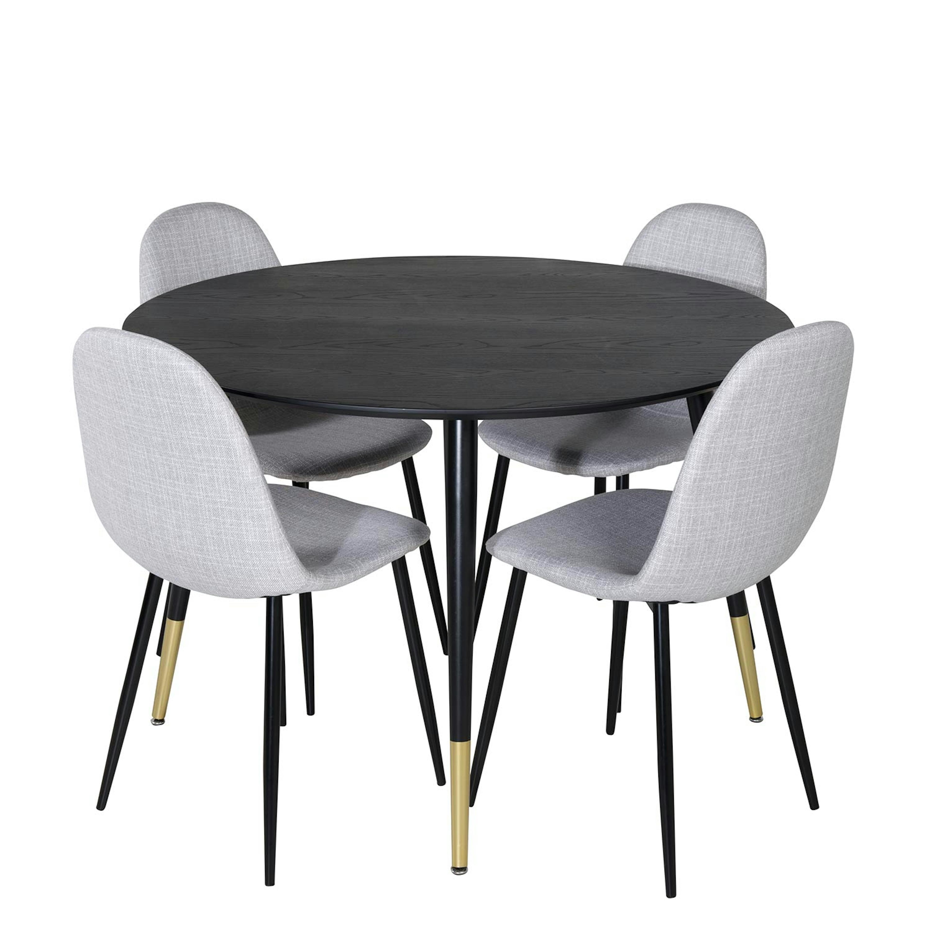 Svart/Mässing/Ljusgrå