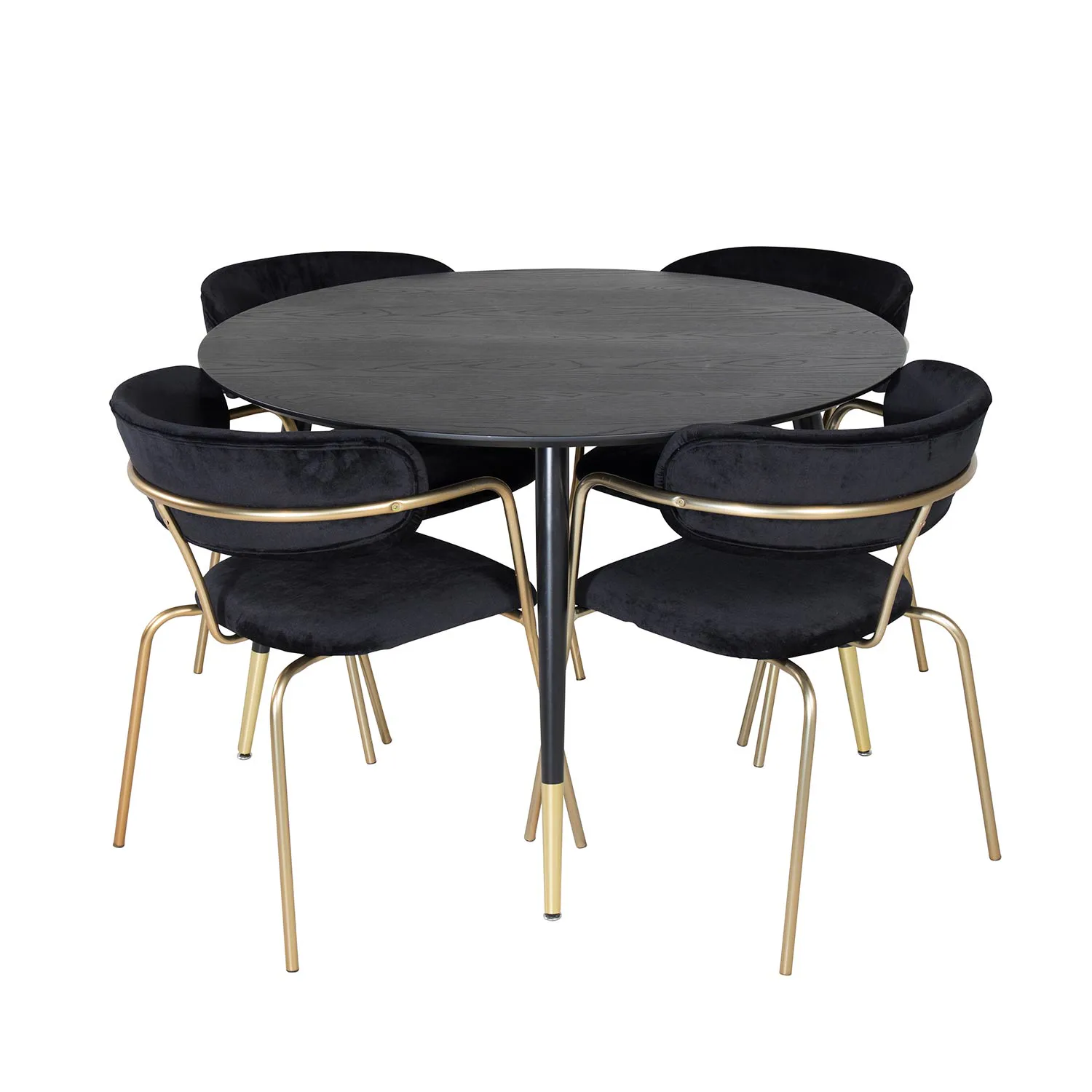 Svart/Mässing/Svart