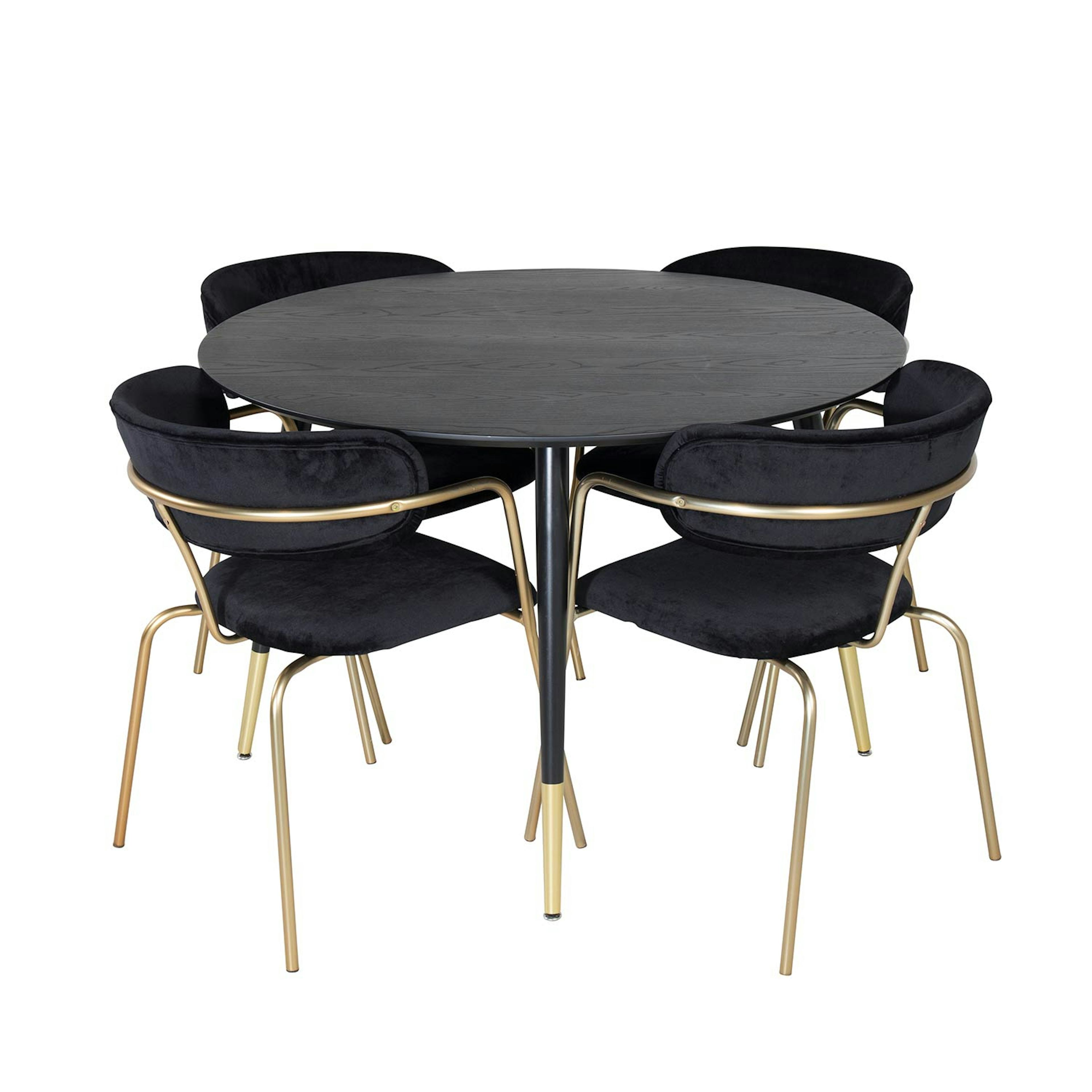 Svart/Mässing/Svart