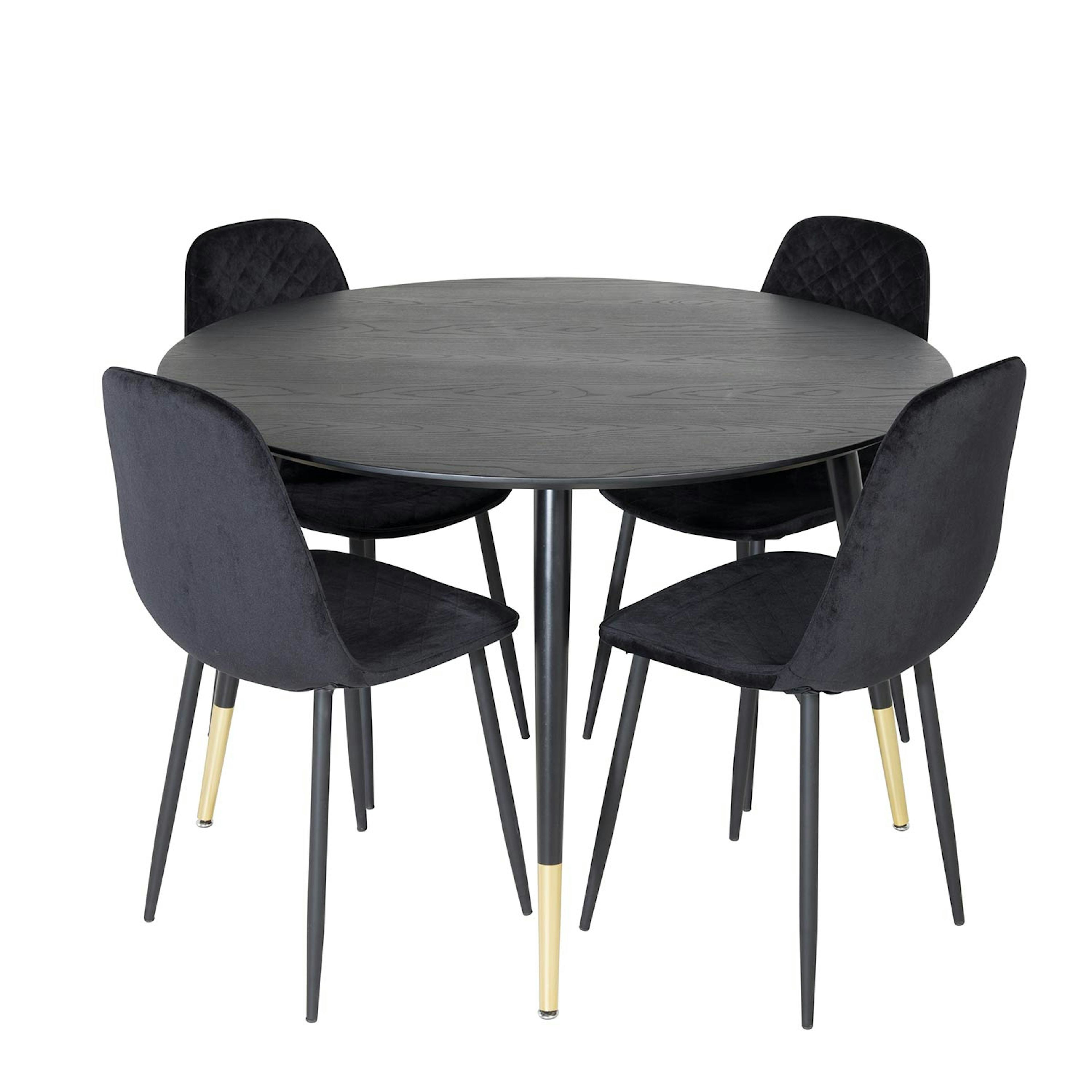 Svart/Mässing/Svart