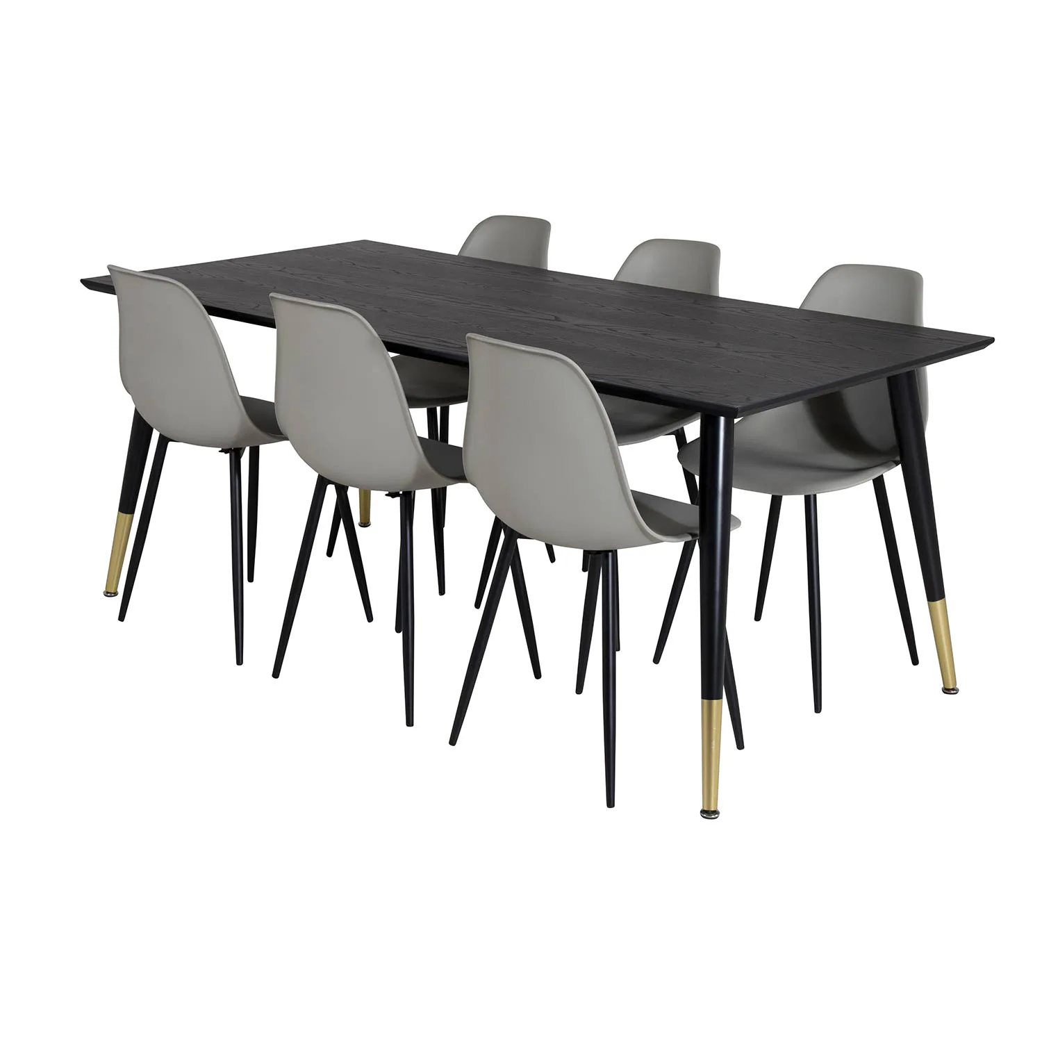 Matgrupp Venture Home Dipp med 6 Polar Plast Stolar