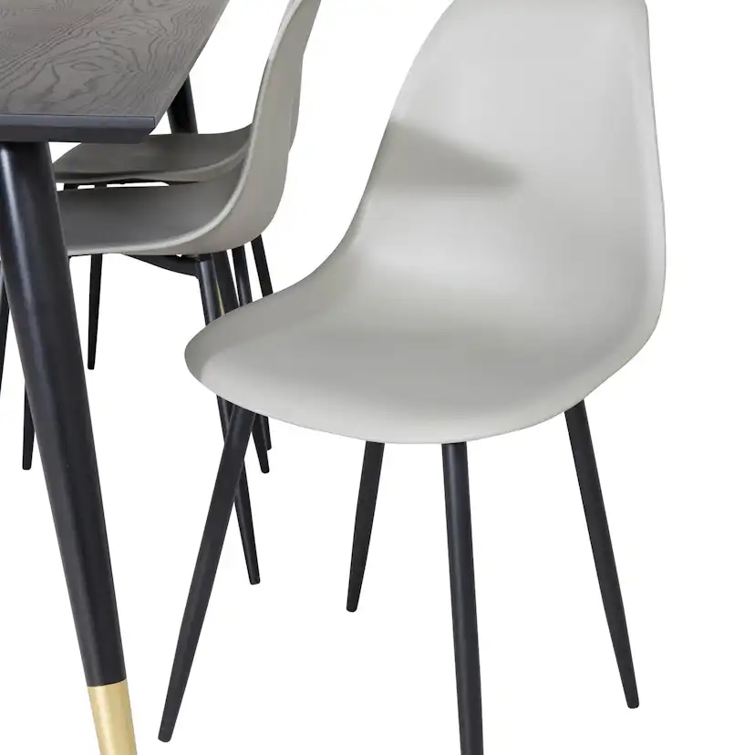 Matgrupp Venture Home Dipp med 6 Polar Plast Stolar