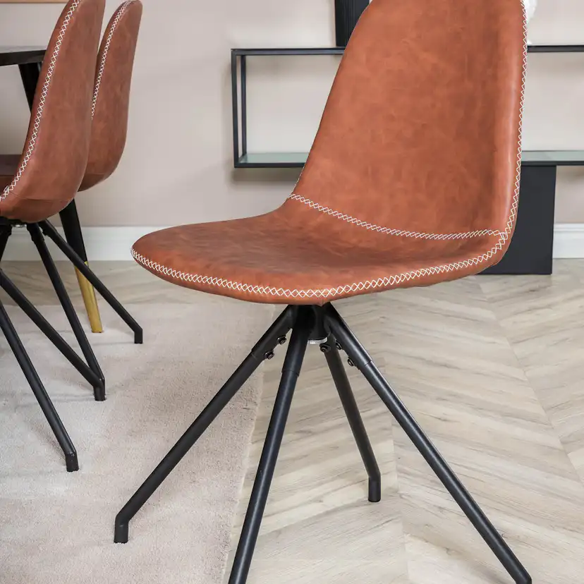 Matgrupp Venture Home Dipp med 6 Polar Snurr Stolar