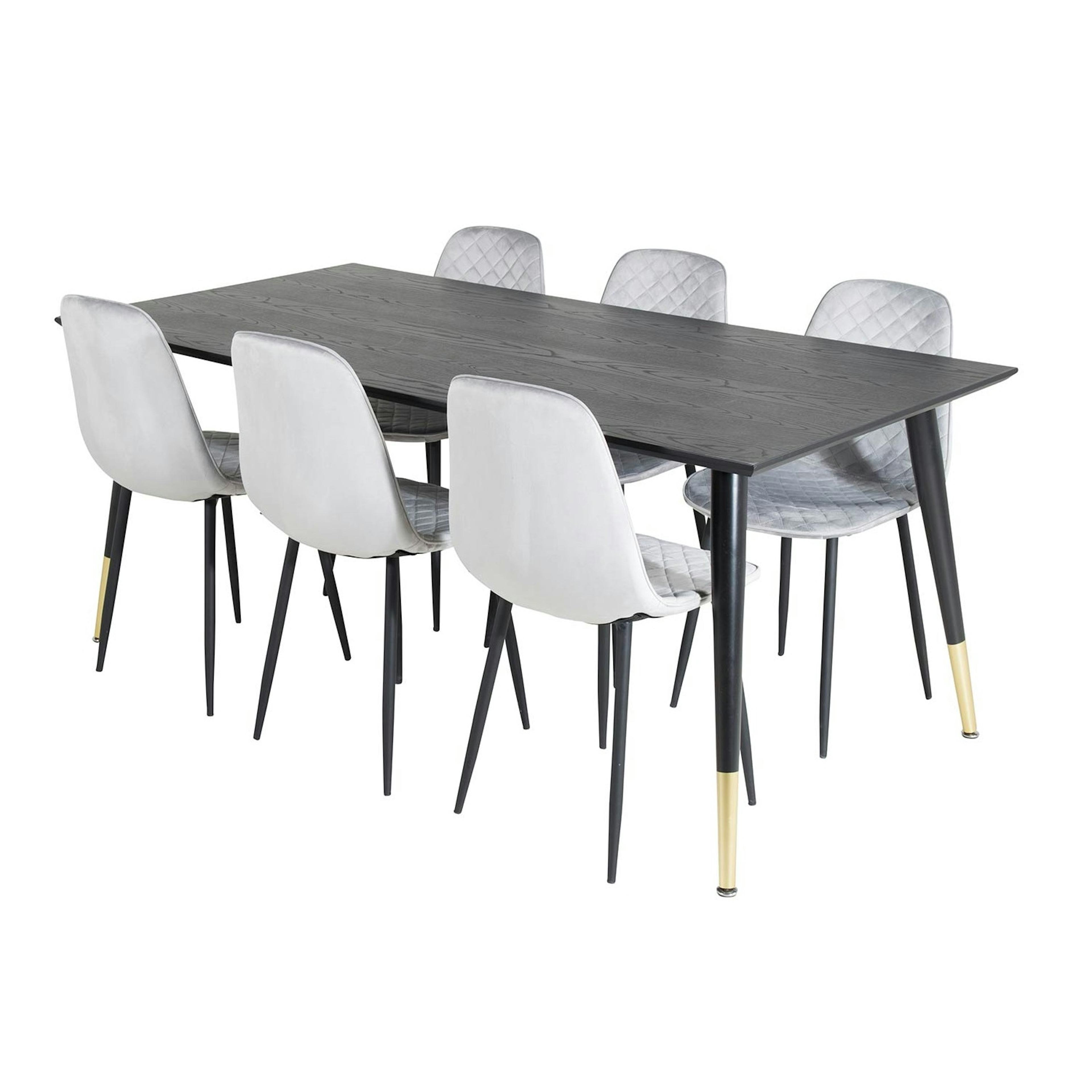 Matgrupp Venture Home Dipp med 6 Polar Stitches Stolar