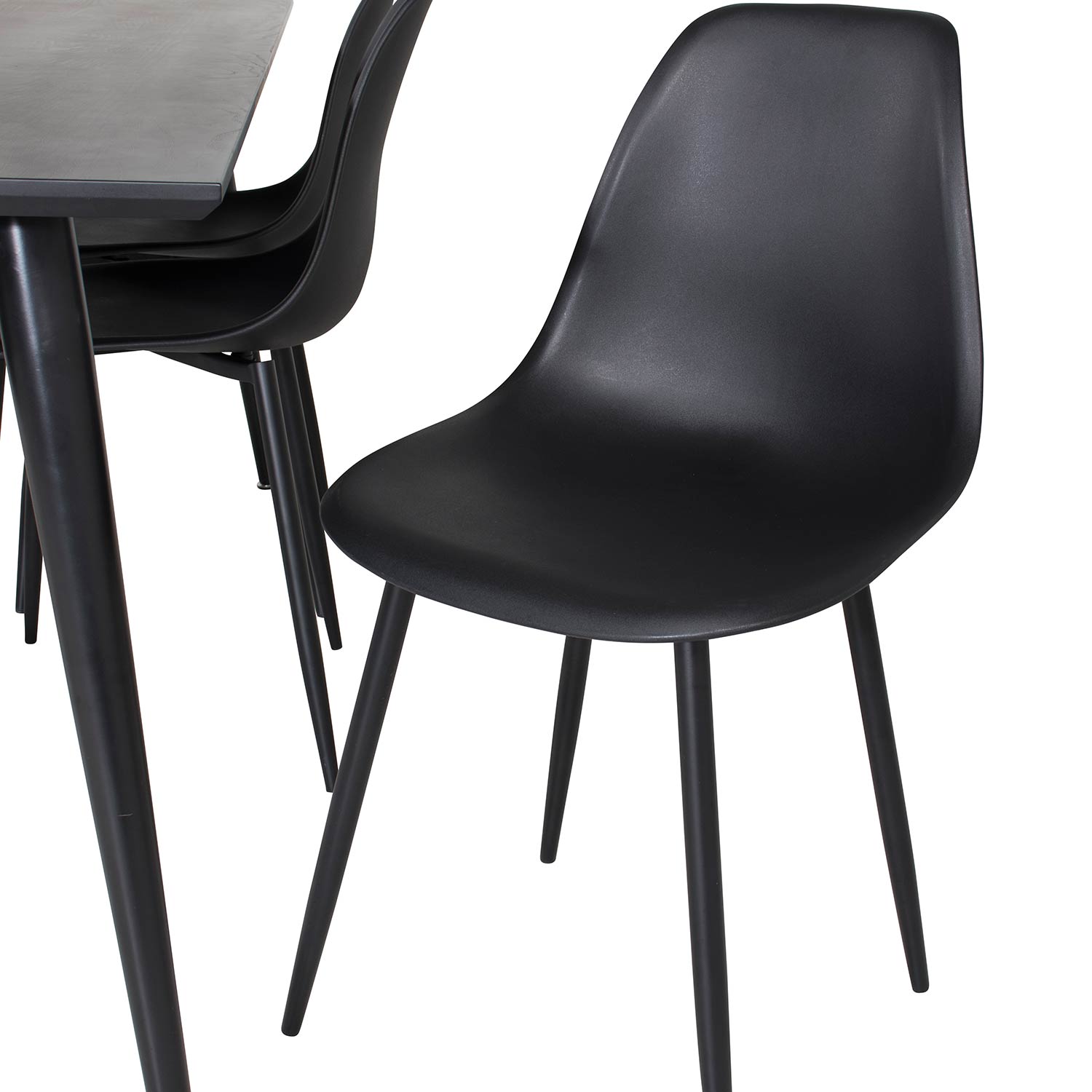 Matgrupp Venture Home Dipp med 6 Polar Plast Stolar