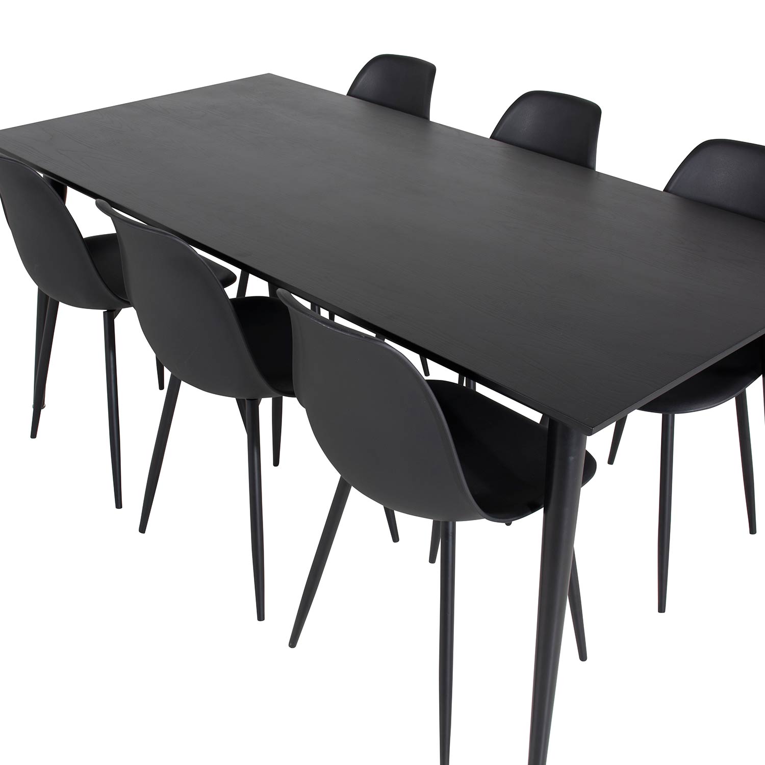 Matgrupp Venture Home Dipp med 6 Polar Plast Stolar